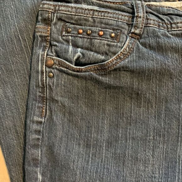CODE BLEU -Brigitte style  STUDDED POCKET‎ jeans- size 12 - Picture 7 of 16